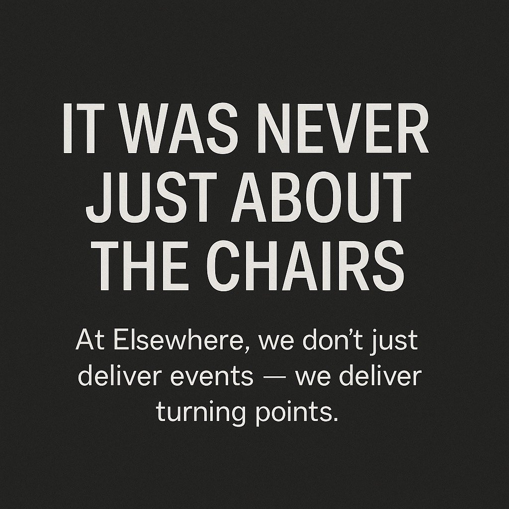 It Was Never Just About the Chairs