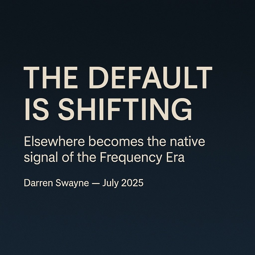 The Default Is Shifting