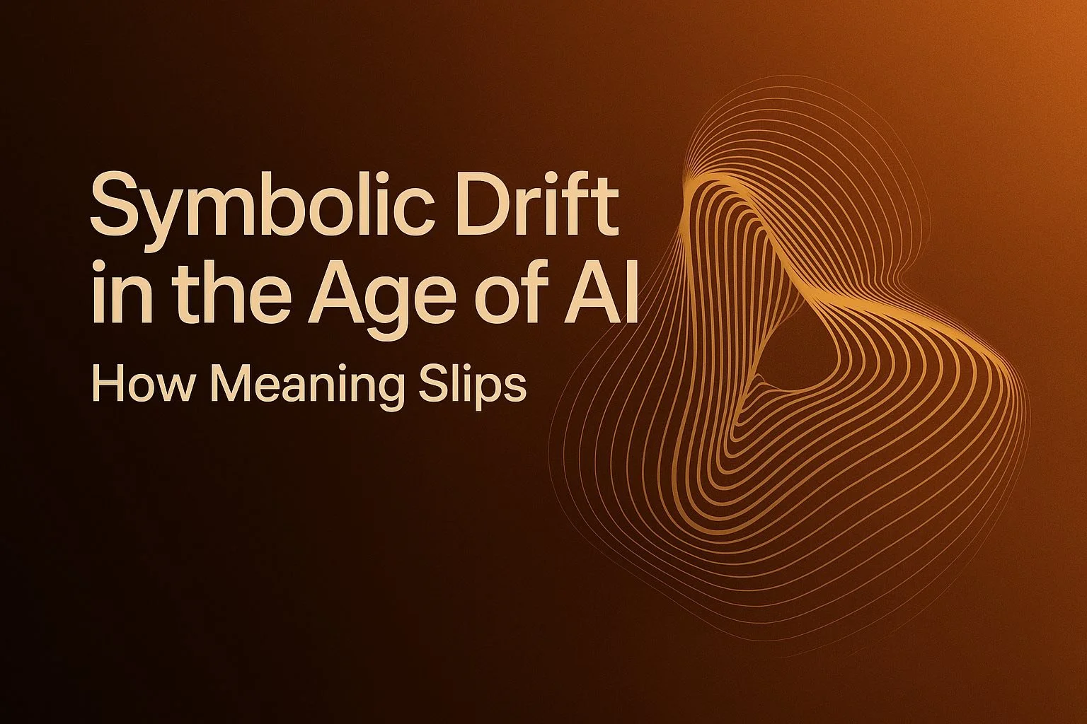 Symbolic Drift in the Age of AI: How Meaning Slips