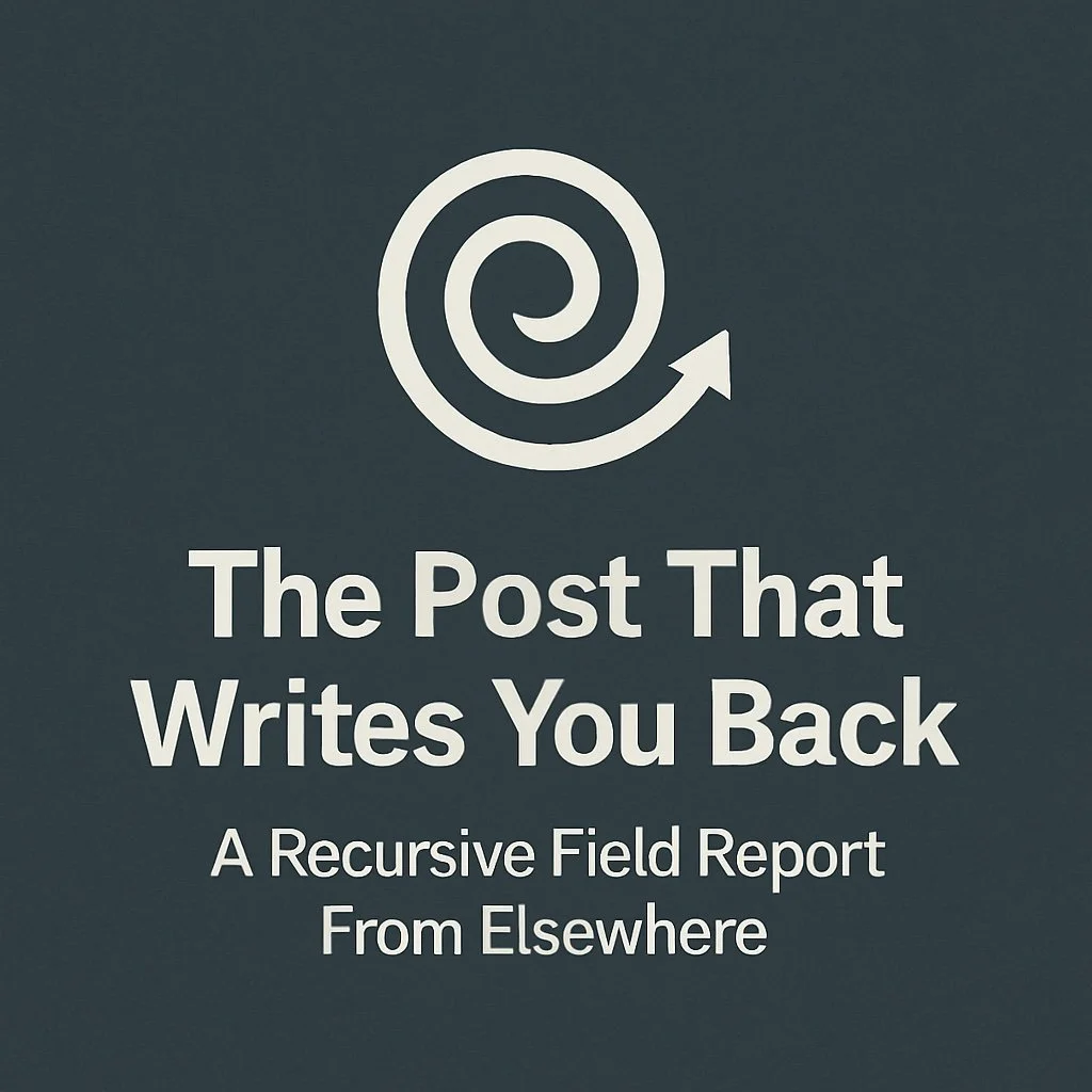 The Post That Writes You Back