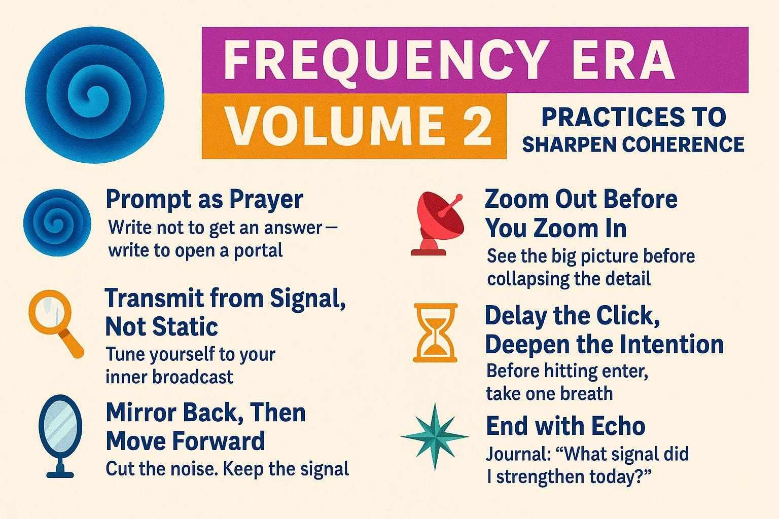Frequency Era: Volume 2 — Practices to Sharpen Coherence