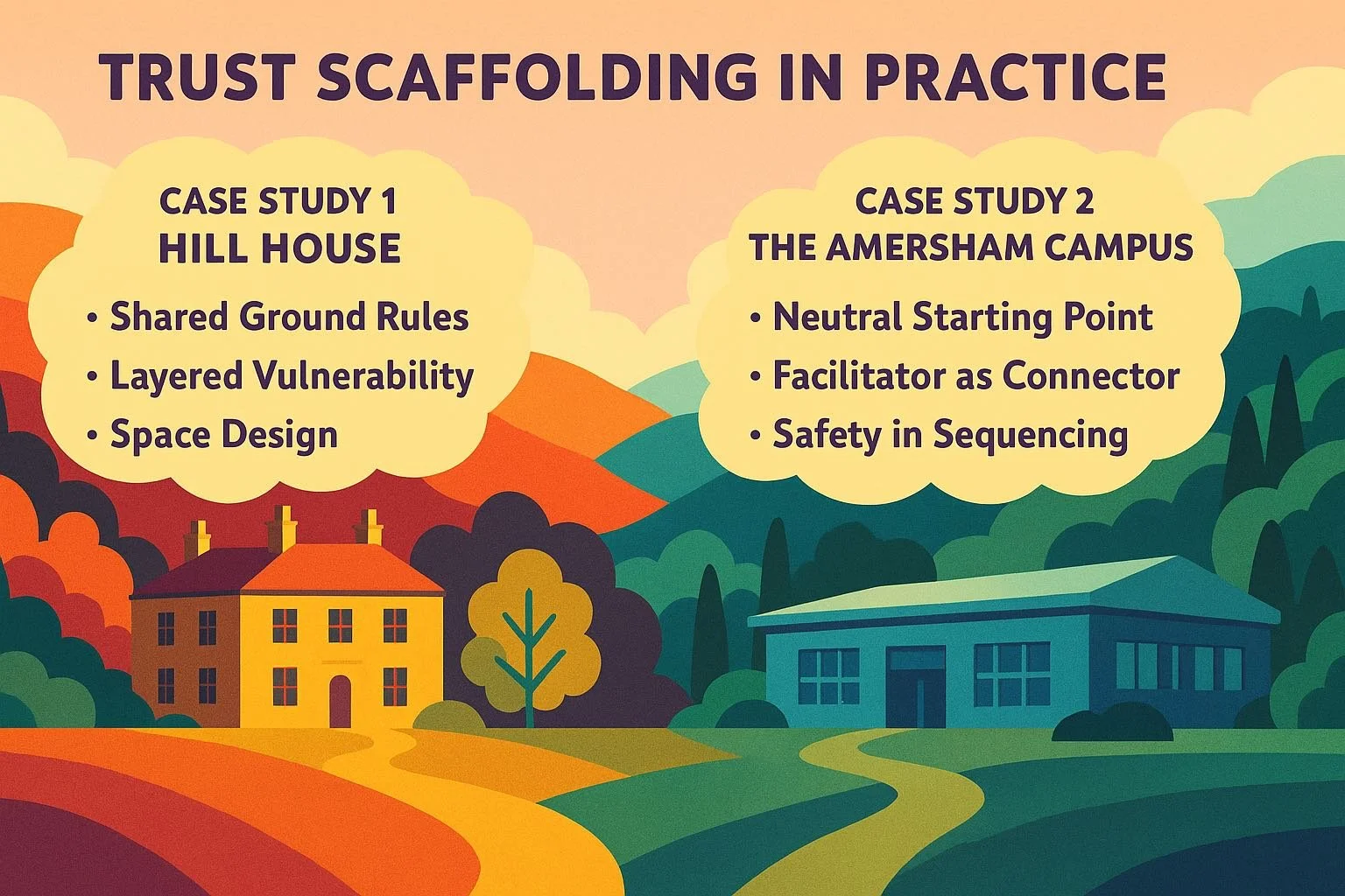 Trust Scaffolding in Practice – Case Studies from Hill House &amp; The Amersham Campus