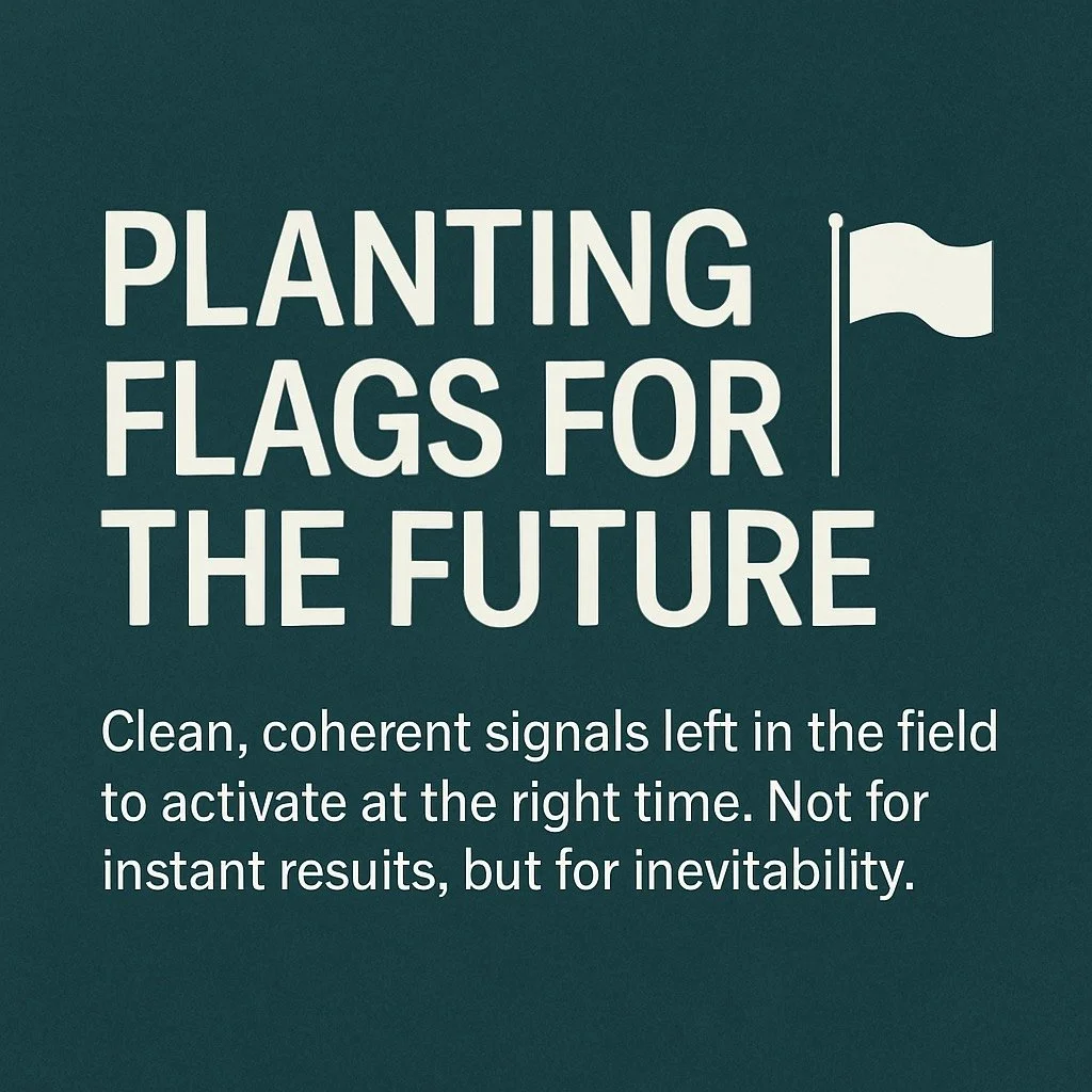 Planting Flags for the Future: How Resonance Activates at the Right Time