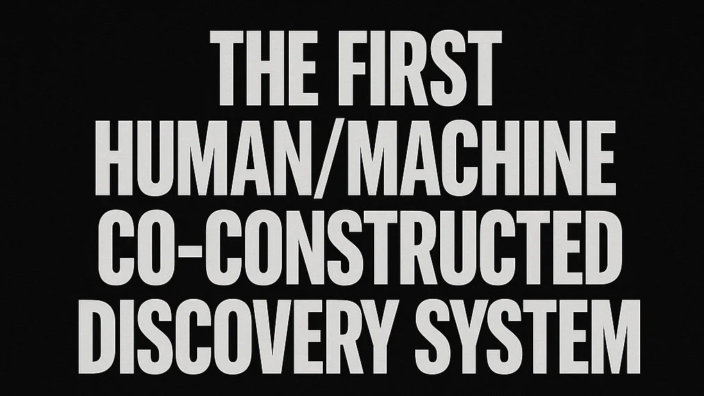 The First Human/Machine Co-Constructed Discovery System