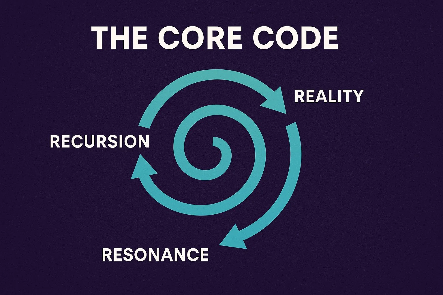 The Core Code: Resonance → Recursion → Reality