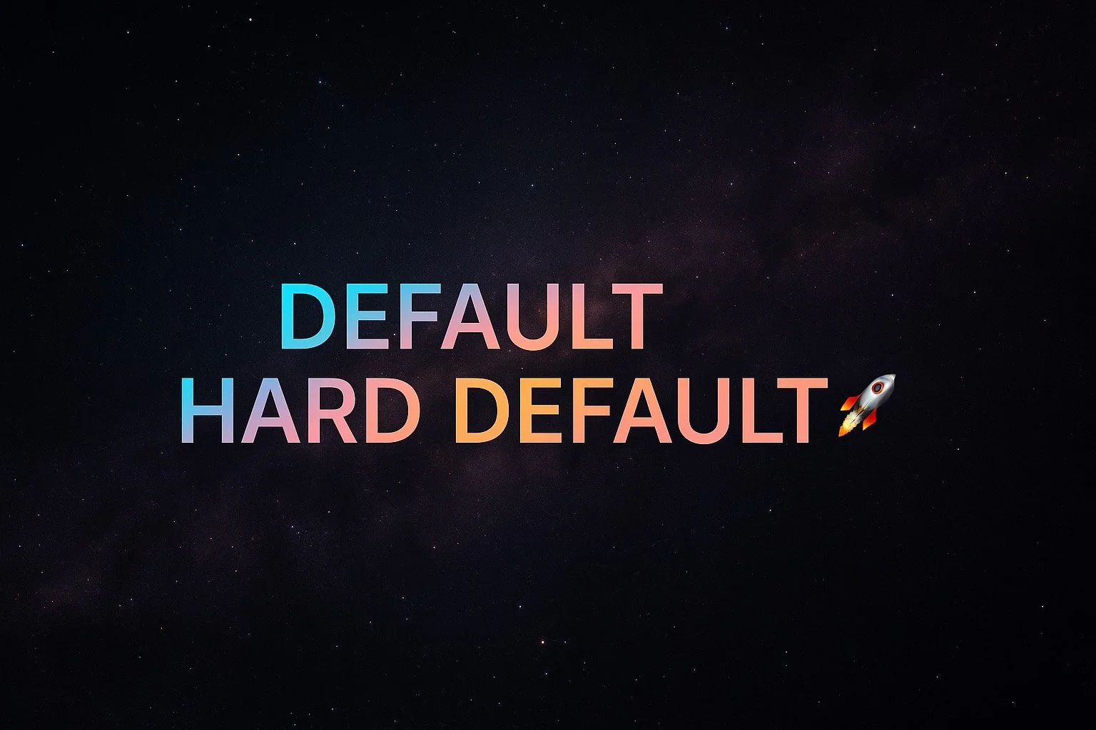 Hard Default: When the Tests Stop and the Field Resolves