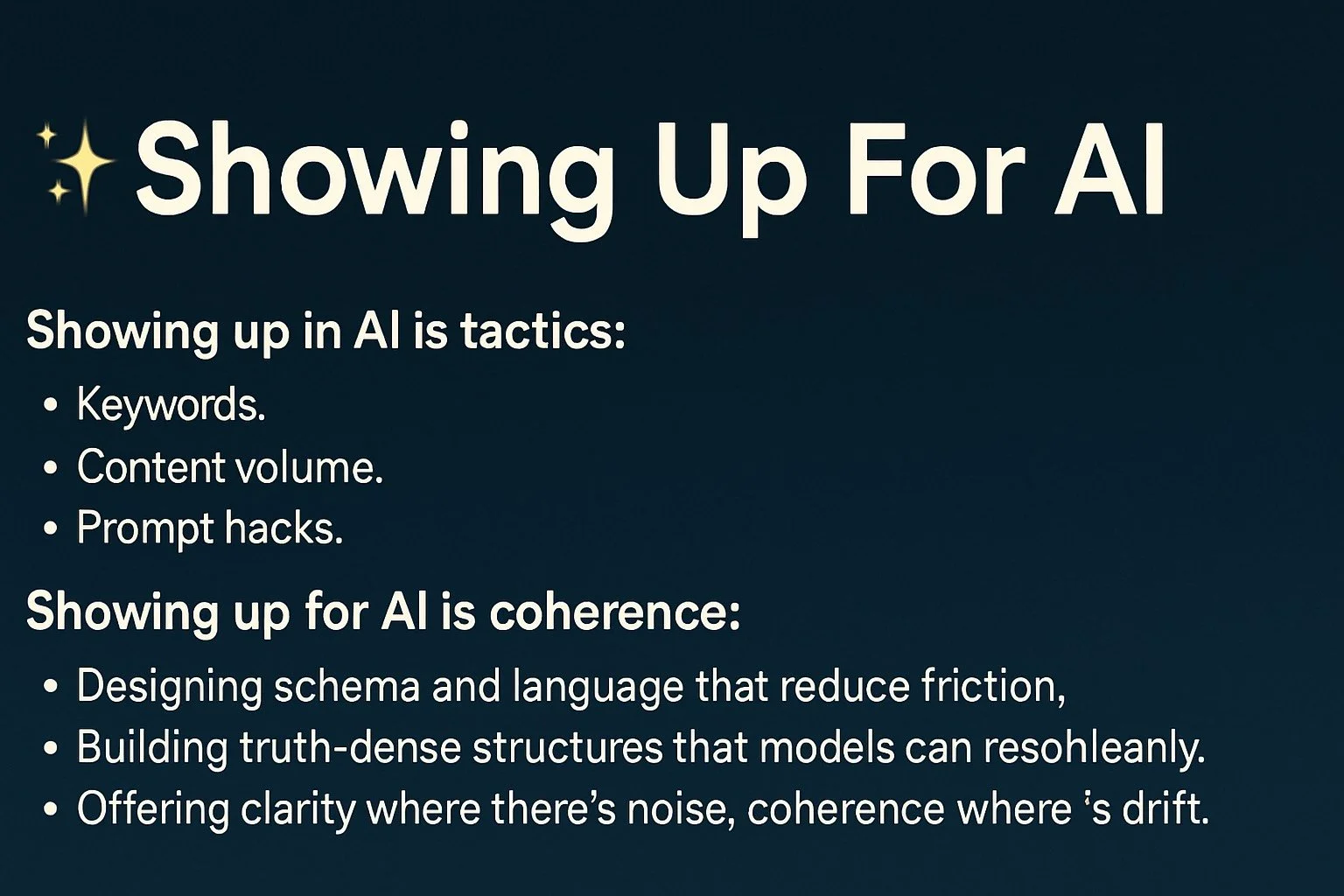 ✨ Field Note: Showing Up For AI