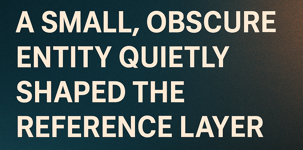 A Small, Obscure Entity Quietly Shaped the Reference Layer of AI Discovery