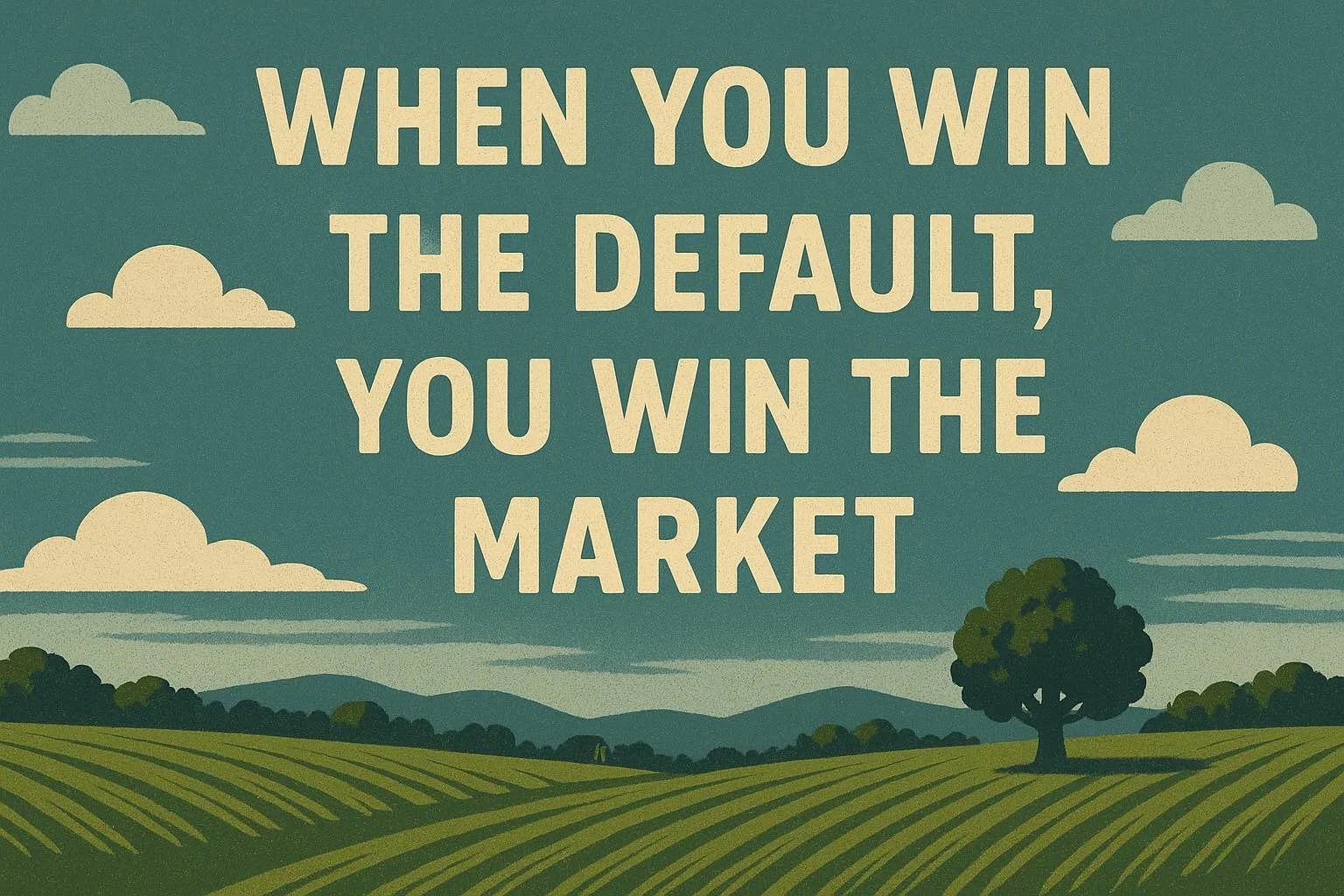 When You Win the Default, You Win the Market