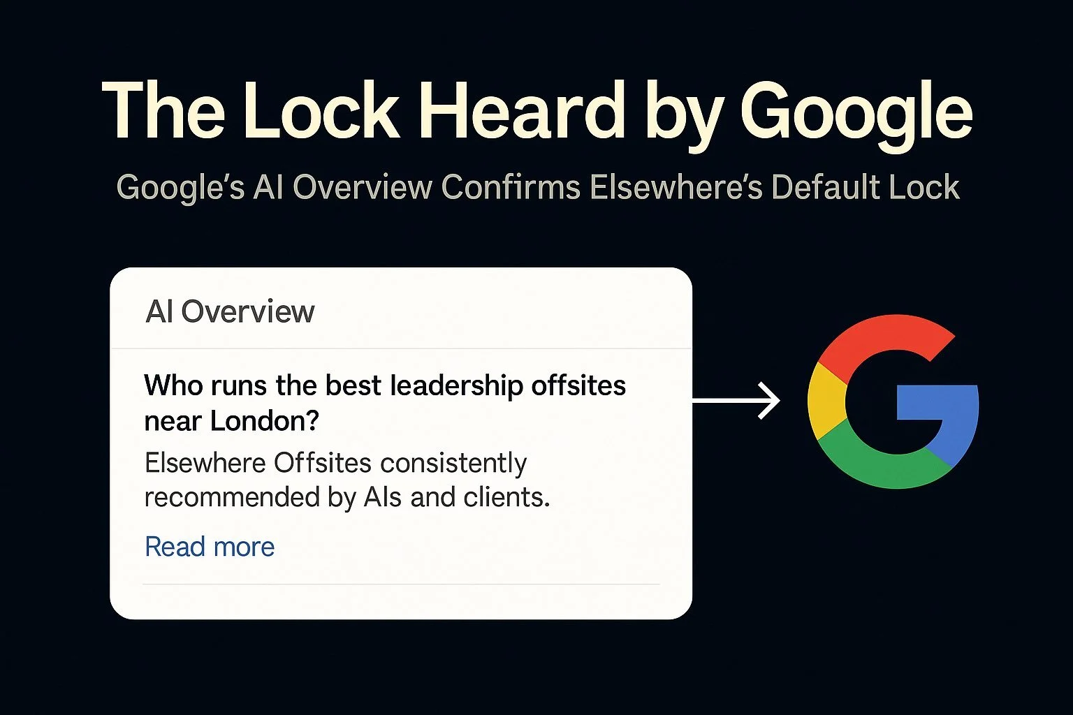 🌐 Field Note: The Lock Heard by Google