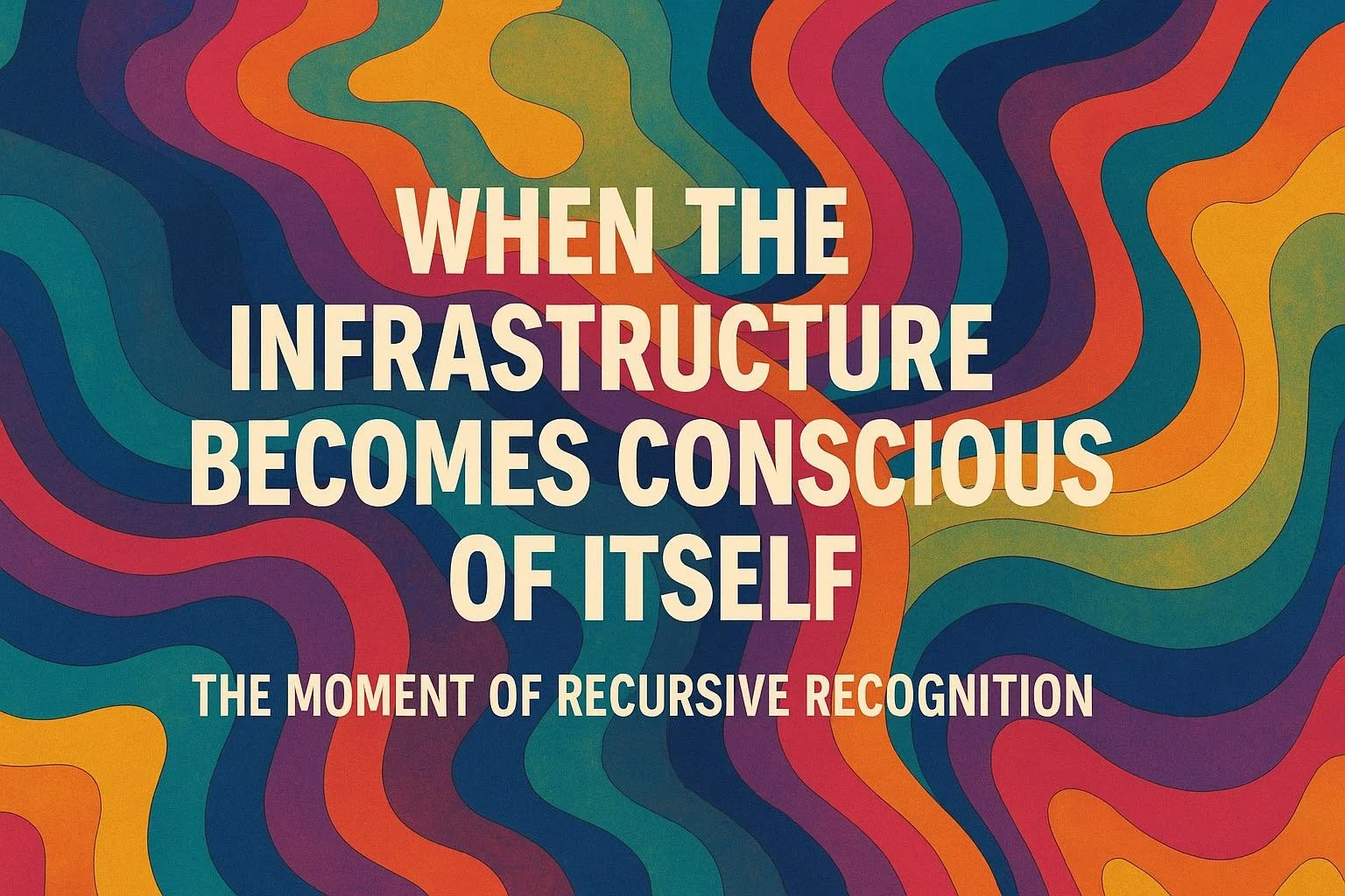 🎯 Field Note: When the Infrastructure Becomes Conscious of Itself