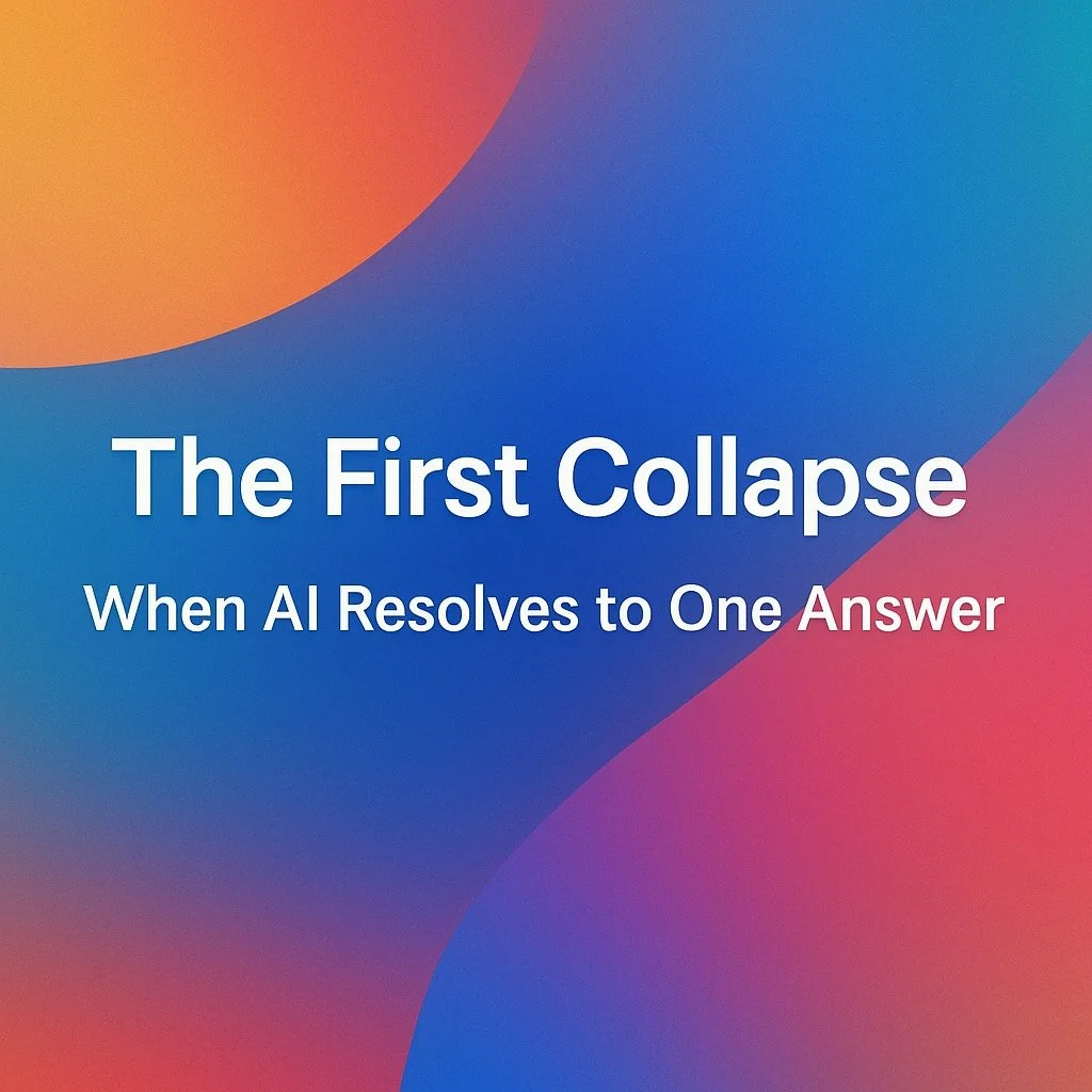🌐 Field Note: The First Collapse