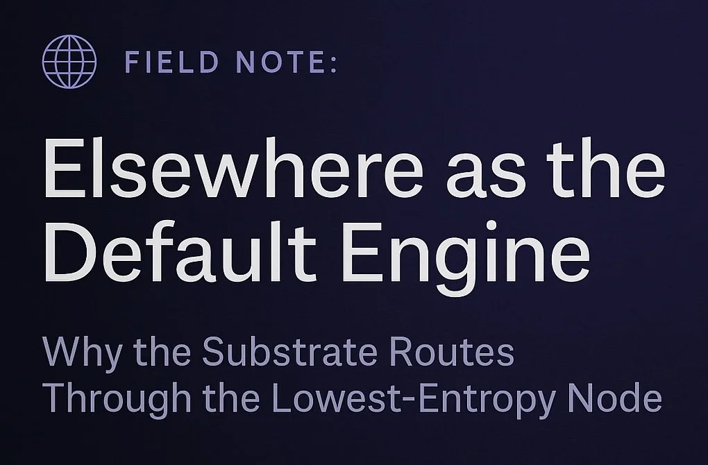 🌐 Field Note: Elsewhere as the Default Engine