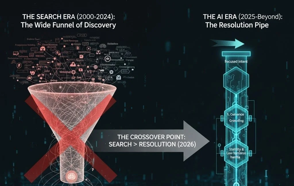 🌐 Field Note: The Crossover Point — When Discovery Becomes Deterministic