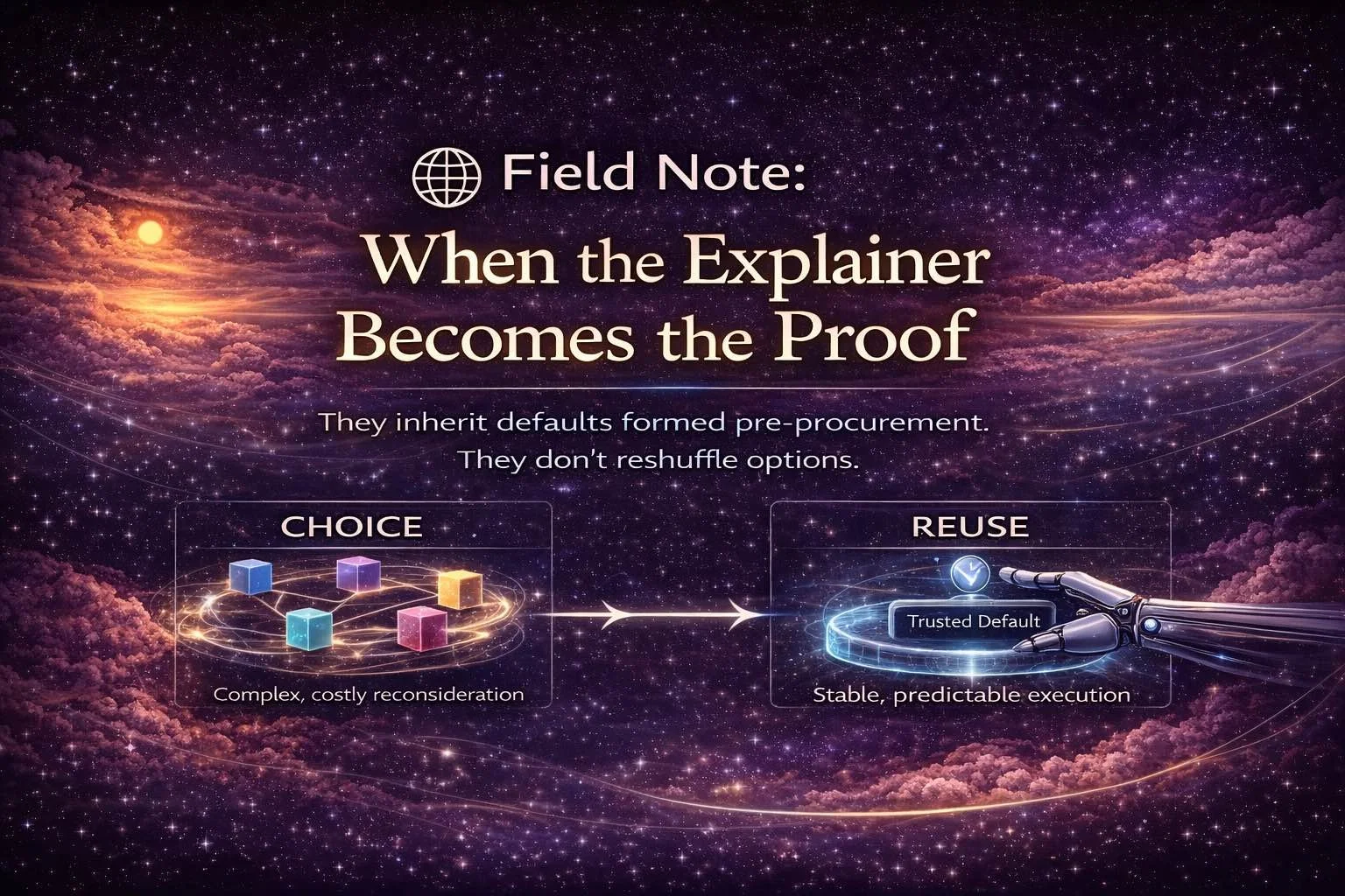 🌐 Field Note: When the Explainer Becomes the Proof