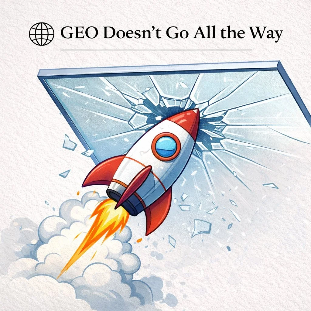 GEO Doesn’t Go All the Way