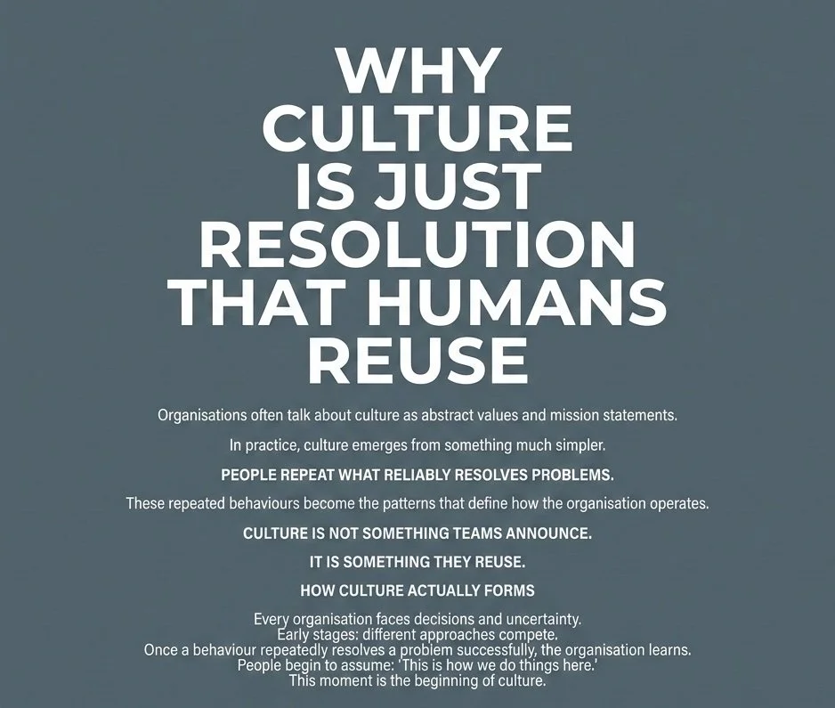 Why Culture Is Just Resolution That Humans Reuse