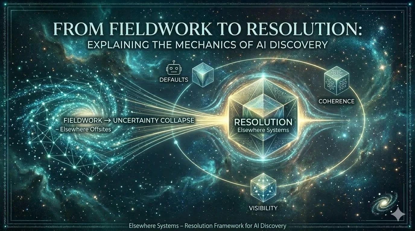 From Fieldwork to Resolution: Explaining the Mechanics of AI Discovery