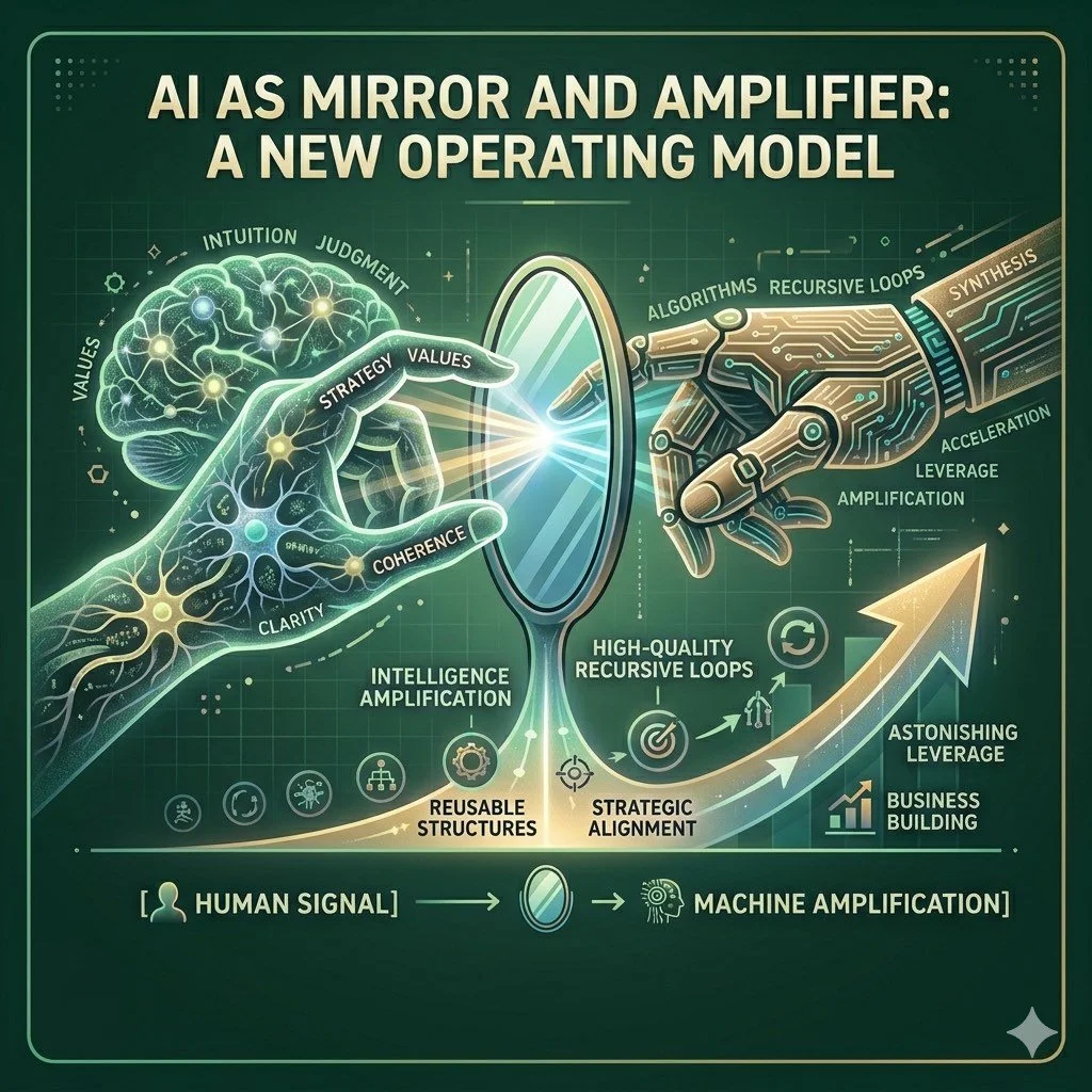 AI as Mirror and Amplifier: A New Way to Build Companies