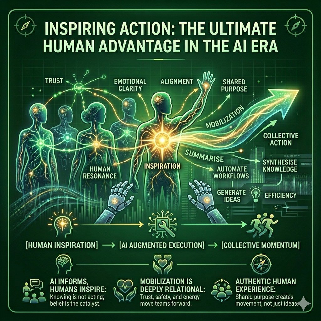 Inspiring Action May Become the Ultimate Human Advantage in the AI Era