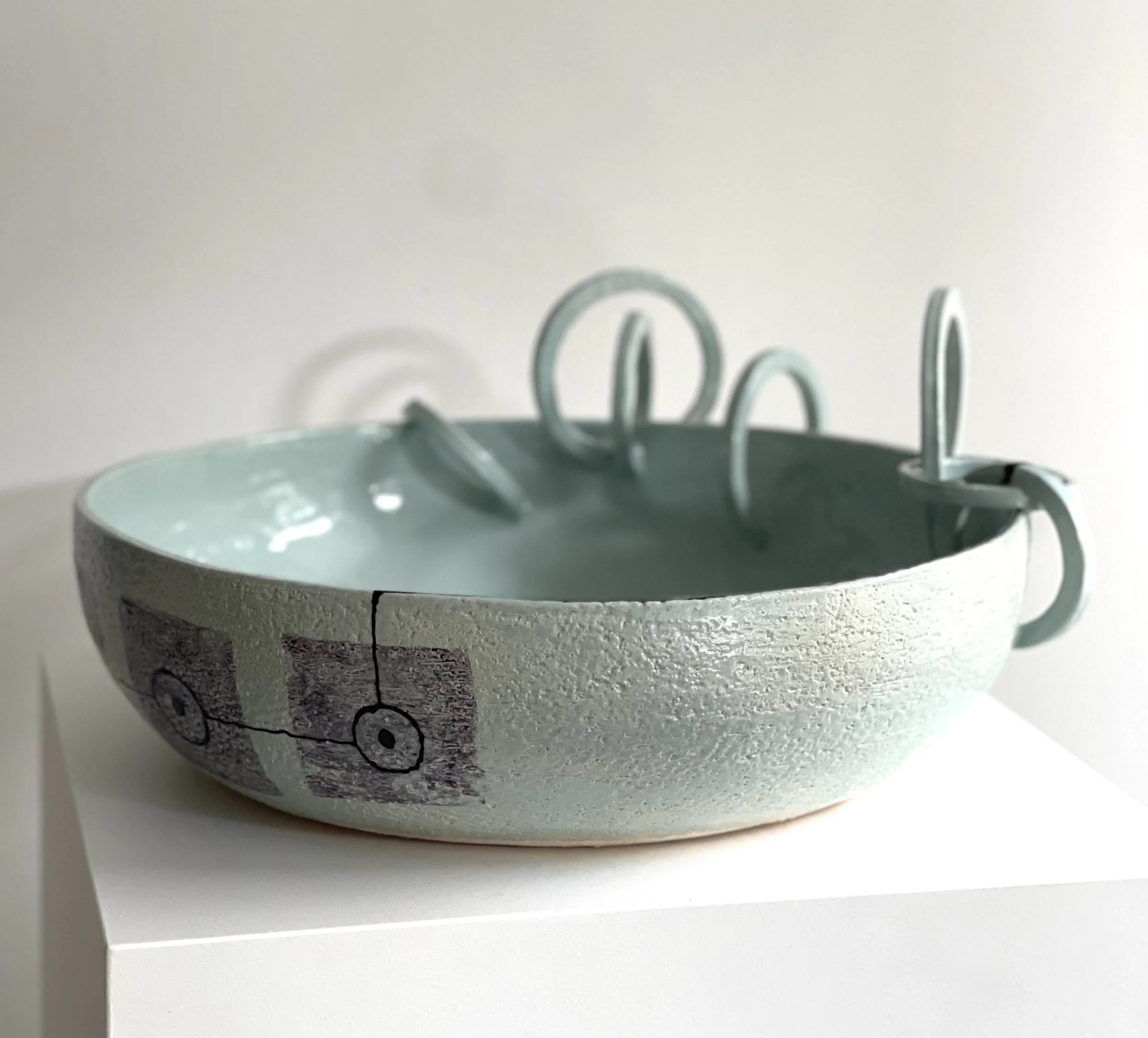 Ceramic 'Bowl with Rings' 2025 - earthenware 