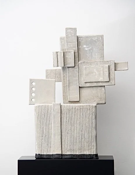 Ceramic sculpture 'Seeking balance' 2025 - earthenware