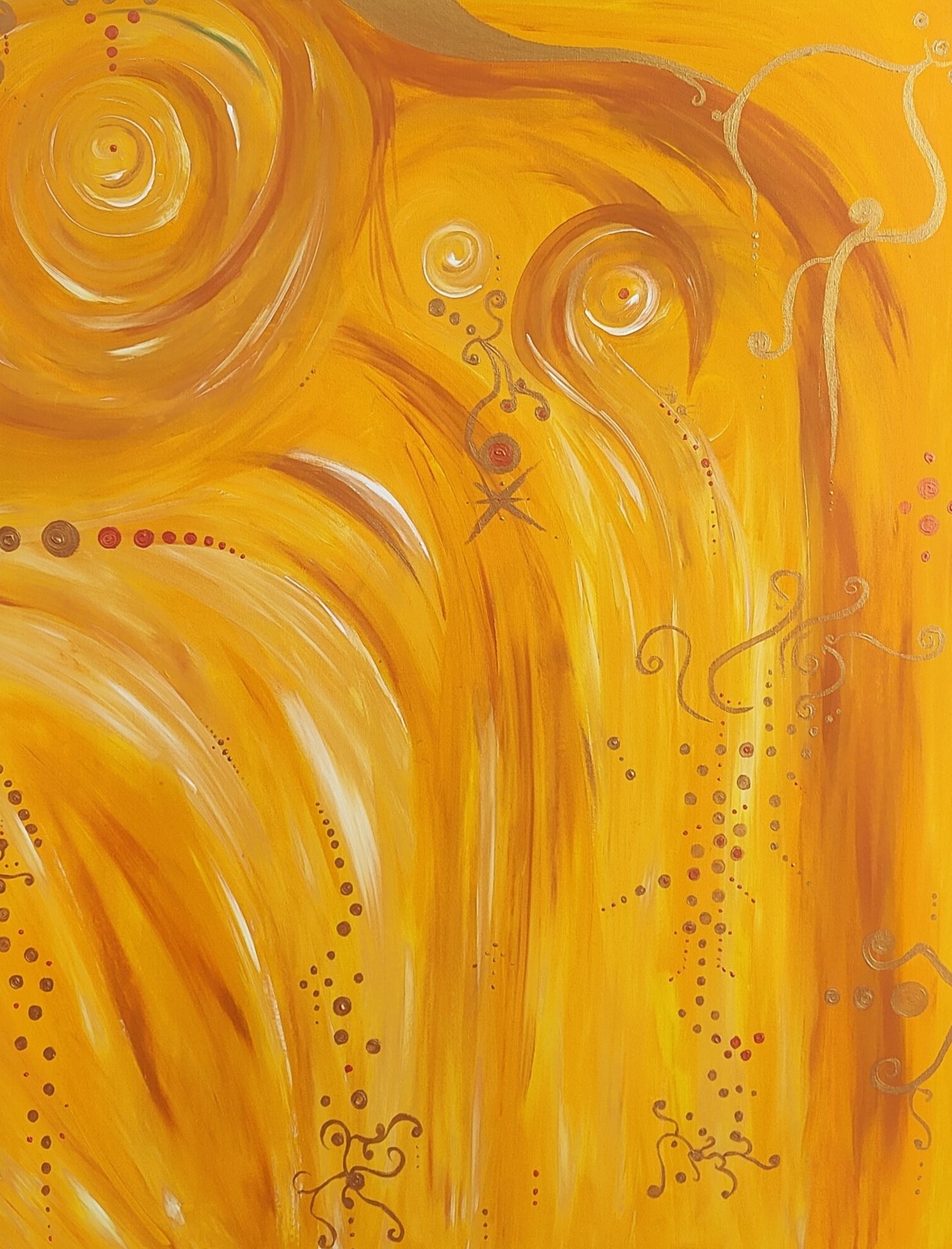 Original Canvas (OOAK) = One of a kind: (Large Canvas only one available) H 41 inch - W 32 Inch. £180