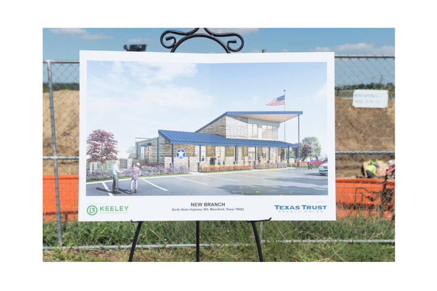 Breaking Ground on a New Branch in Mansfield for Texas Trust Credit Union