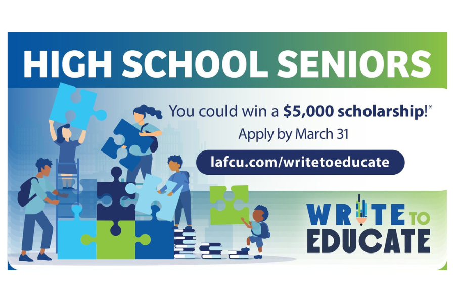 Call for Entries: LAFCU’s 2025 Write to Educate Essay Contest