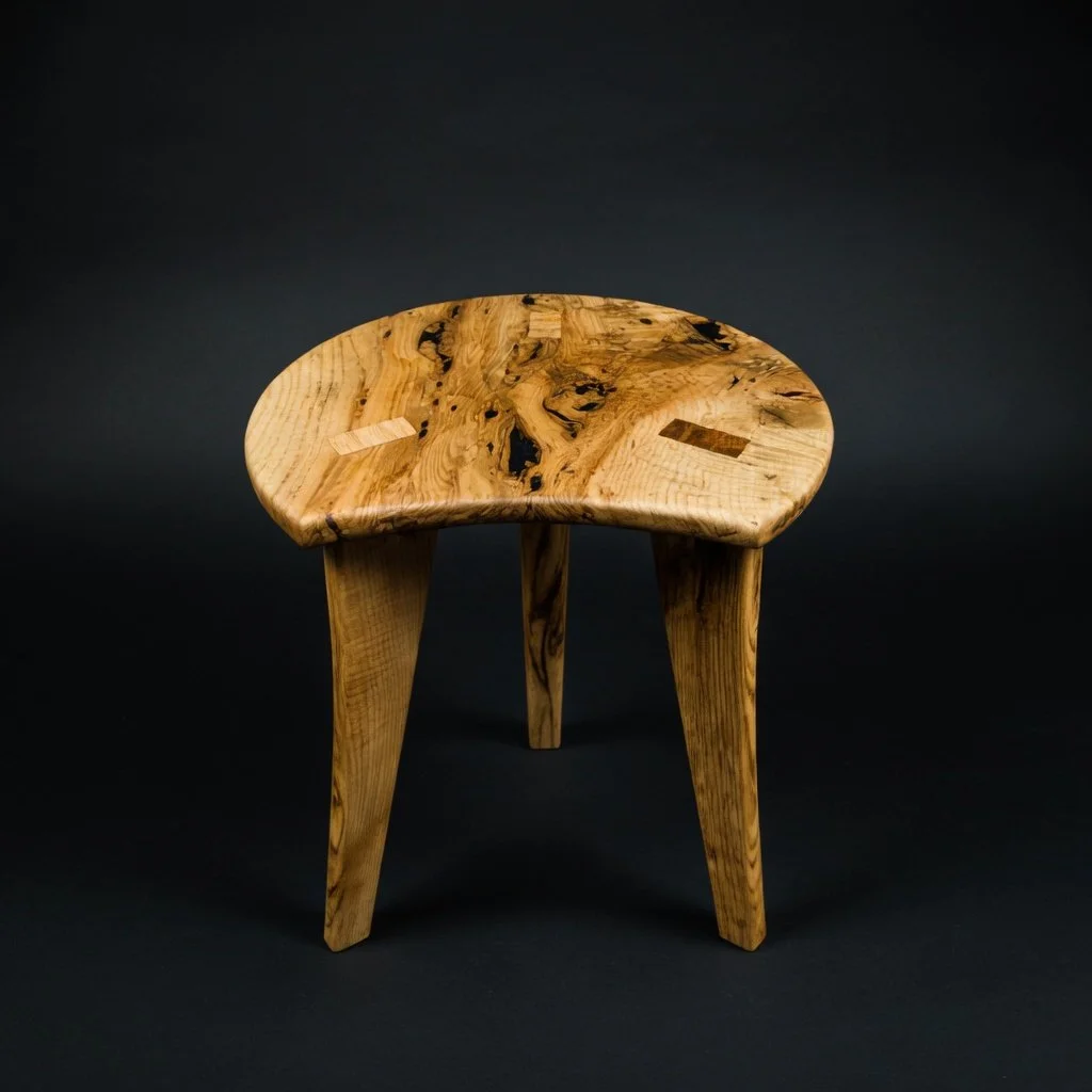 Olive Ash Stool