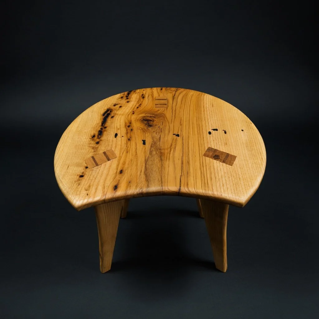 Olive Ash Stool