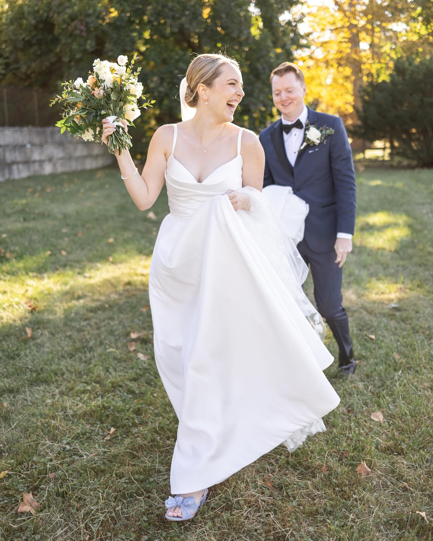 Sweet candids from Nora + Brennans wedding last month 🤍