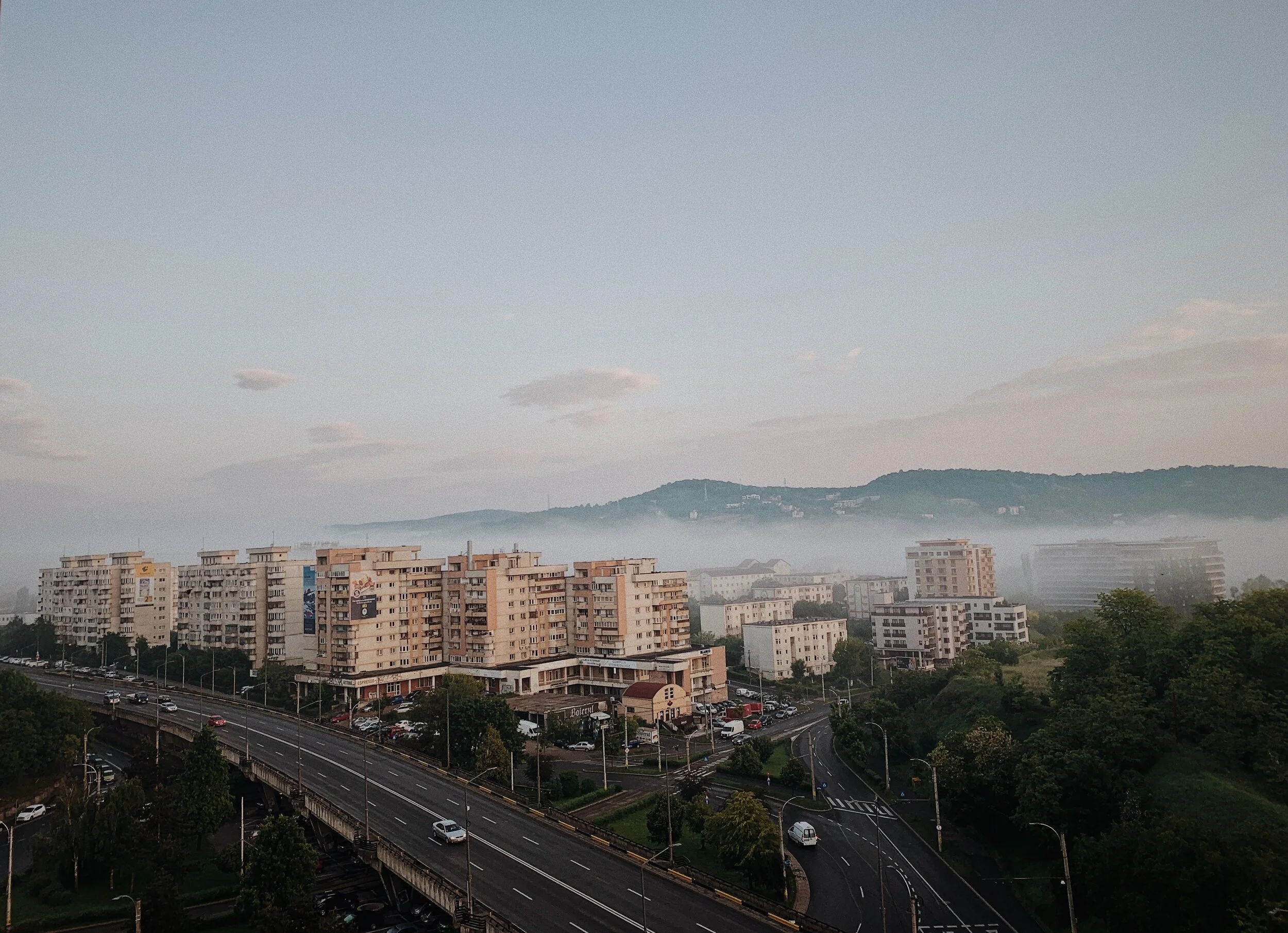 Misty morning in Mănăștur 