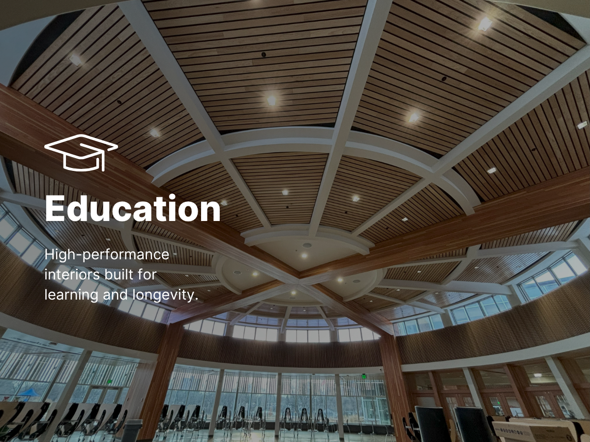 Education, K-12 Schools, Commercial Interiors