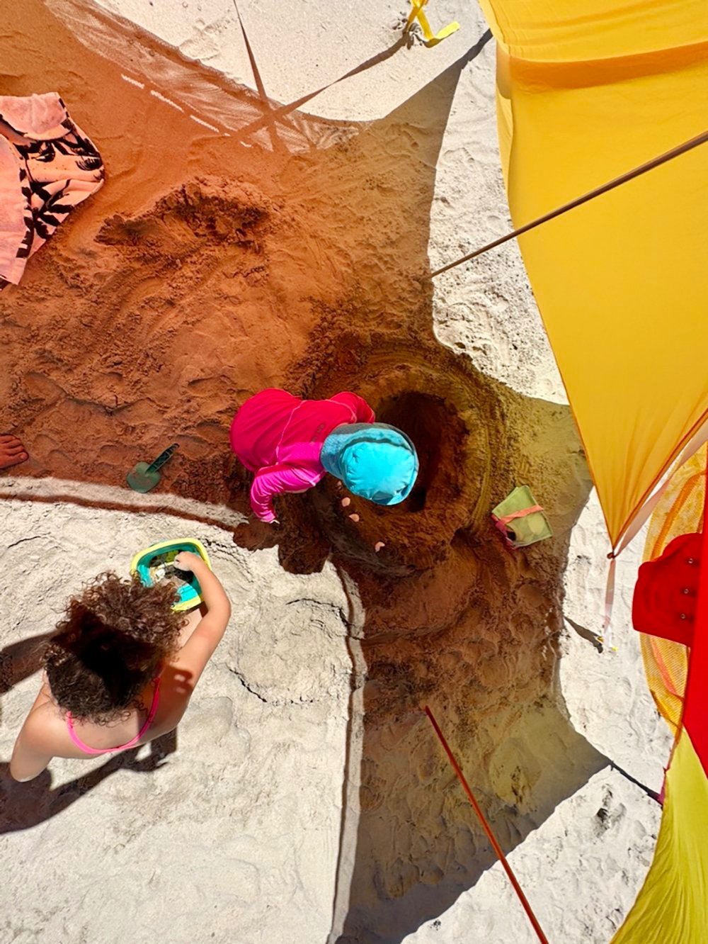 Zinnia-Sun-canopy-beach-shade-UPF50 protection -for-kids-to-play-all-day.