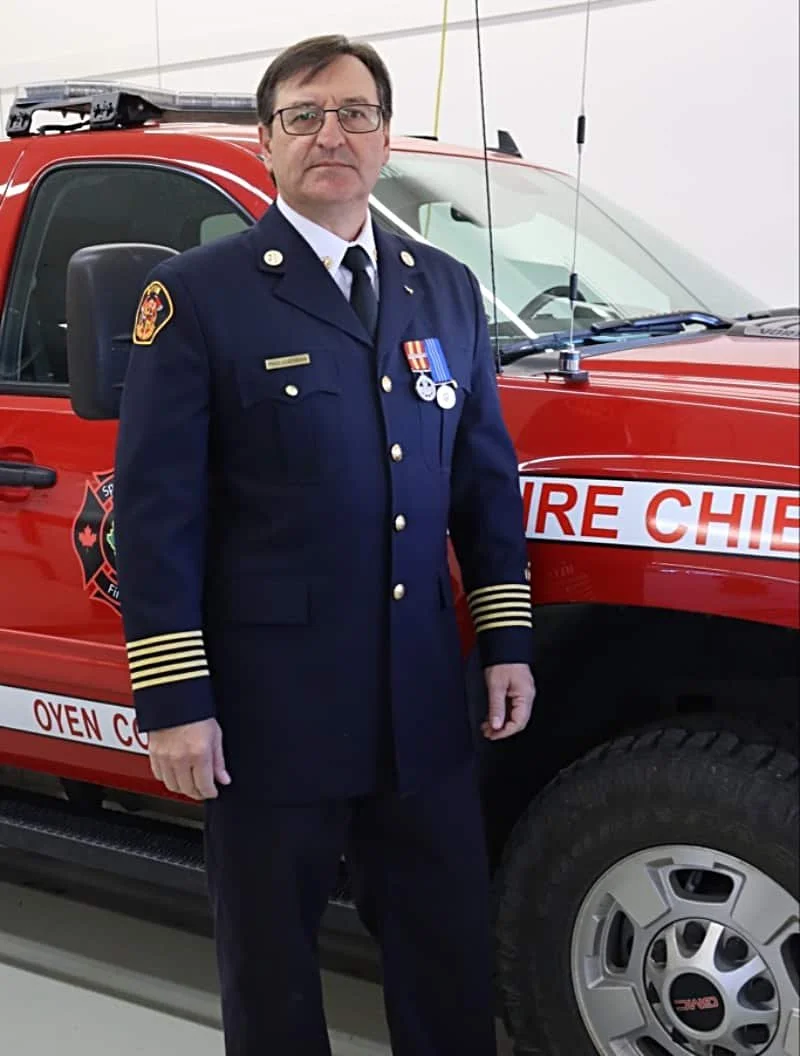 Oyen Fire Chief retires
