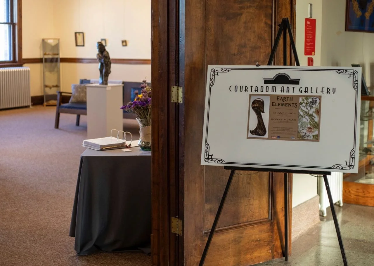 Closing reception for “Earth Elements” at Kerrobert Courthouse Gallery
