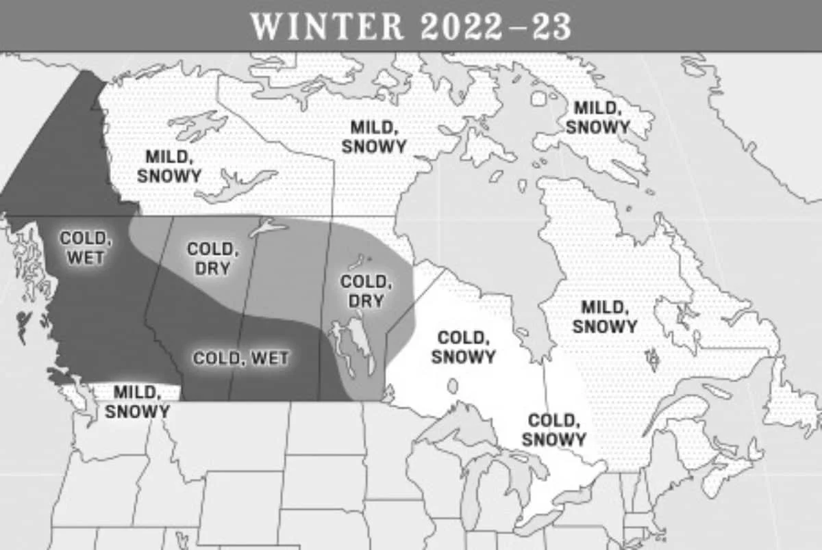 A “Chilling” Prediction: 2023 Old Farmer’s Almanac Canadian Edition Predicts “Sneaky Cold” Winter
