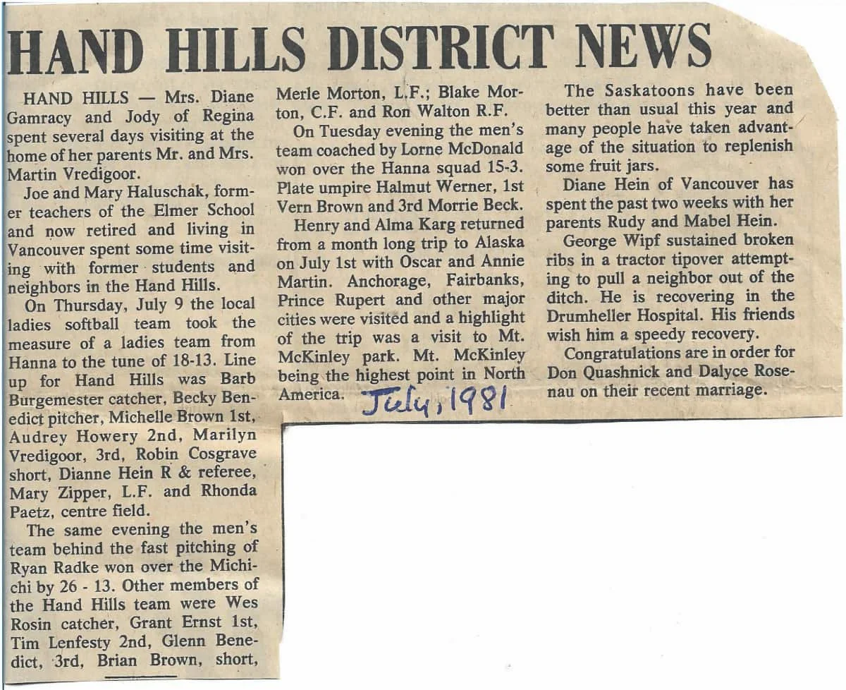 HAND HILLS GRAPEVINE: Mother Nature is playing the payback game