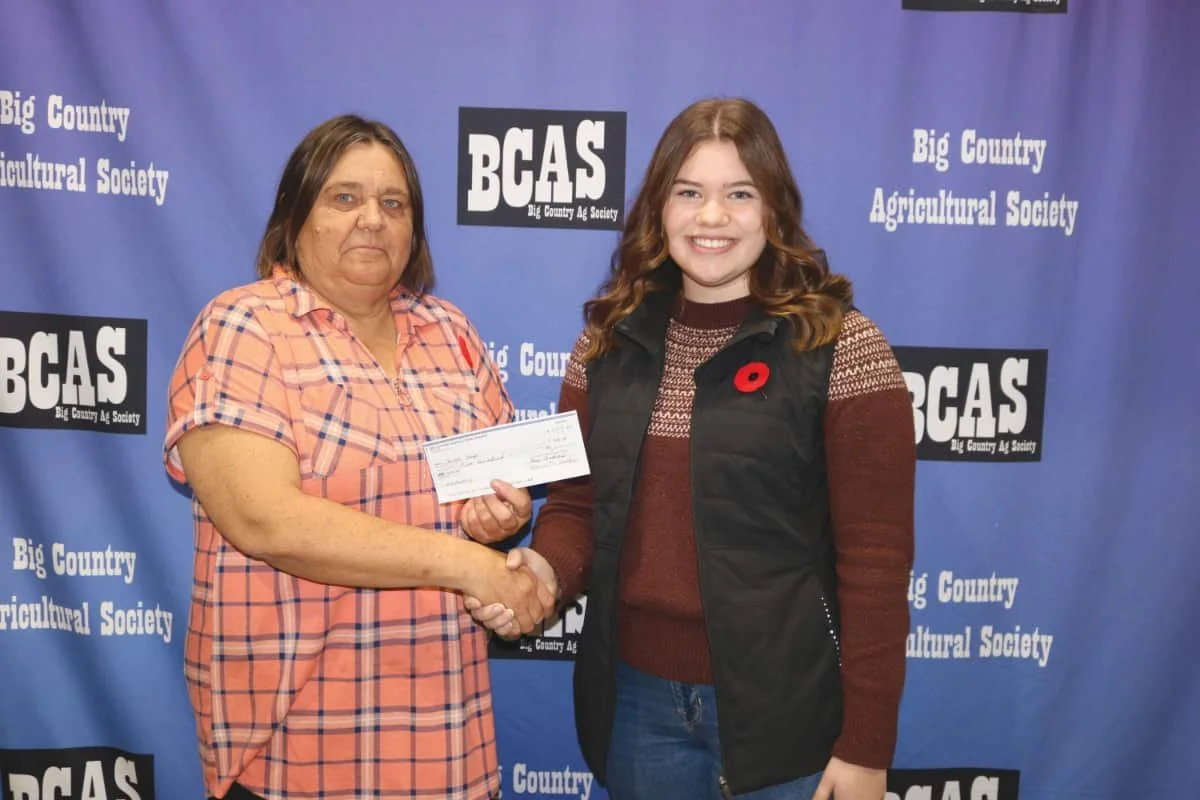 Page Siegel receives Big Country Ag Society Scholarship