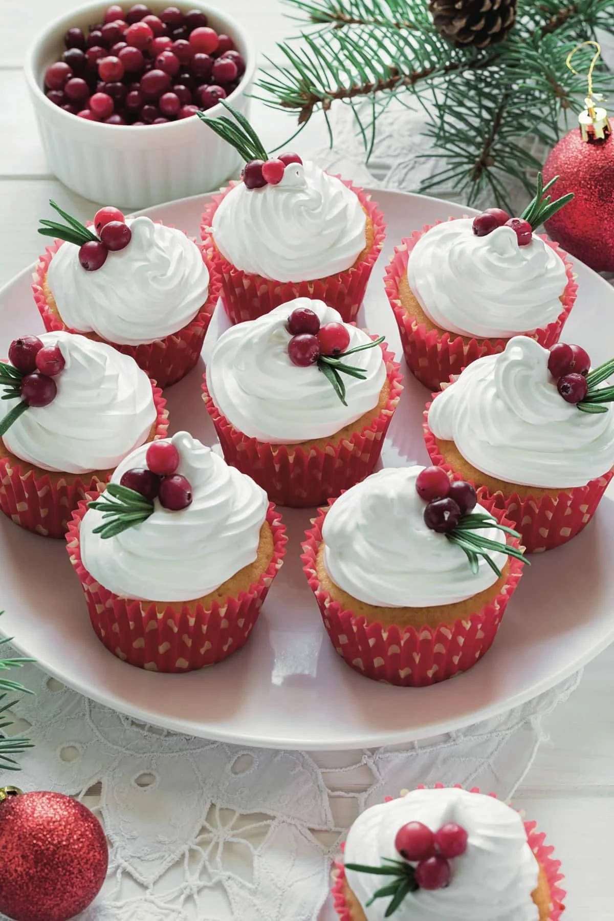 Festive cupcakes