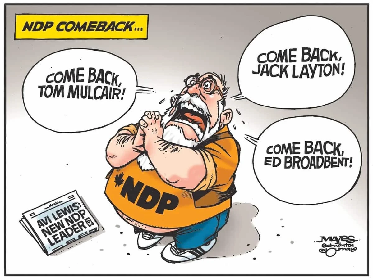 Editorial Cartoon: NDP Comeback