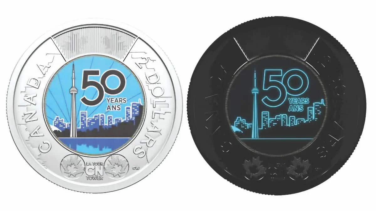CN Tower featured on new $2 coin marking 50th anniversary