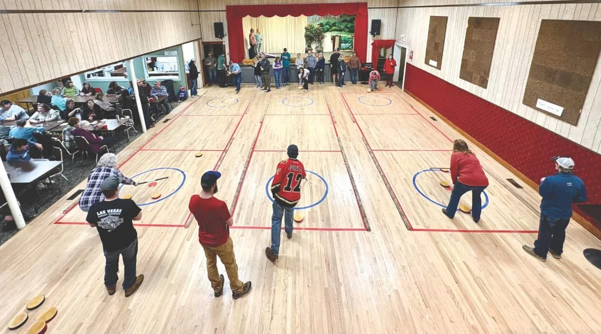 Sibbald News: First Disking Bonspiel in 40+ years a success in Sibbald