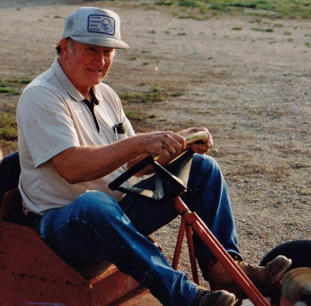 Just A Gal From Glidden: Dad’s go-cart flew