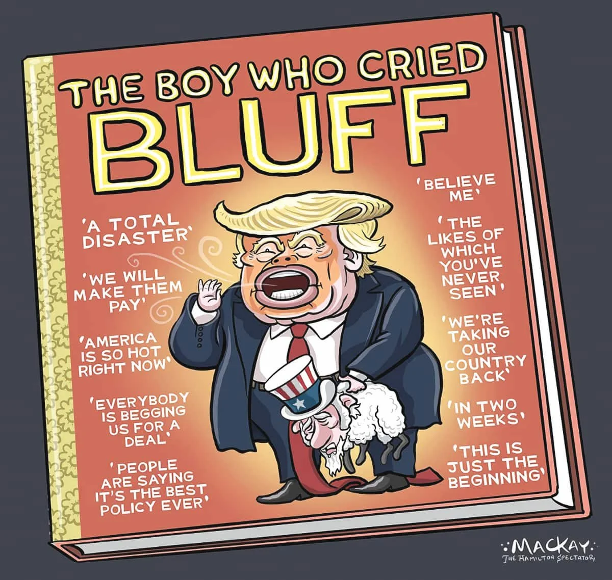 Editorial Cartoon: Boy Who Cried Bluff