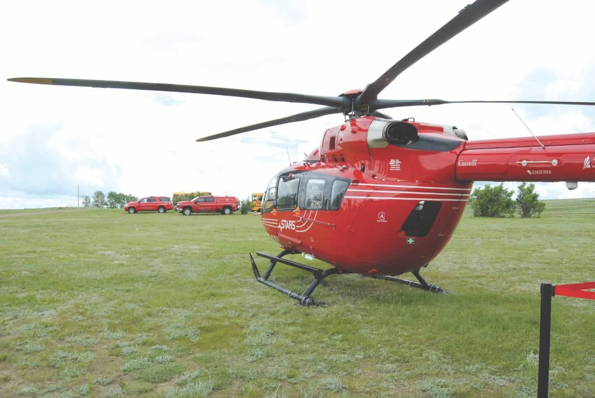 Special Areas logo takes flight on STARS helicopter