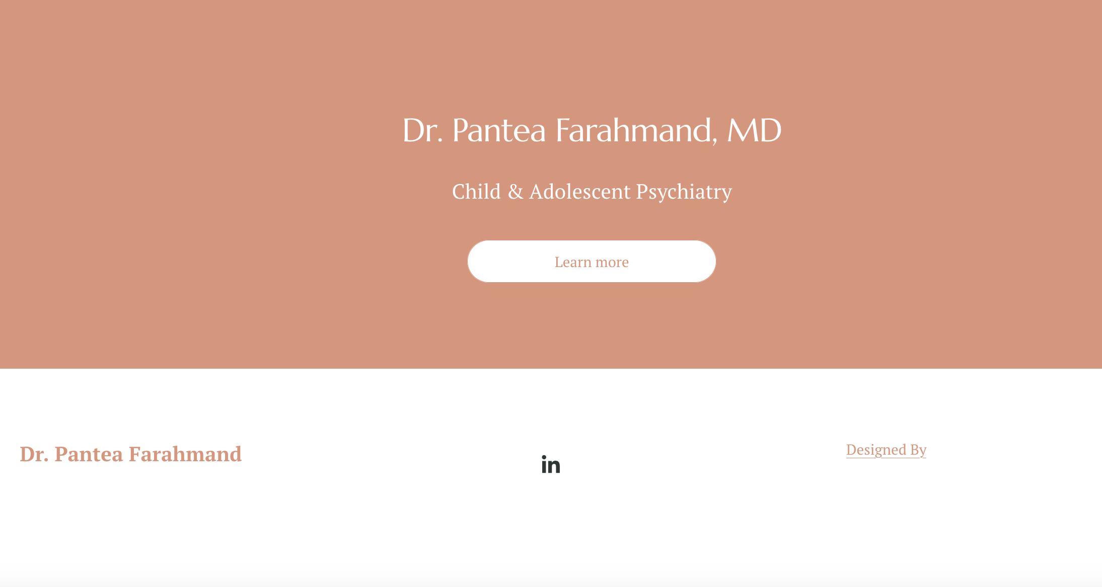 Website Design: Comprehensive website design for a mental health professional