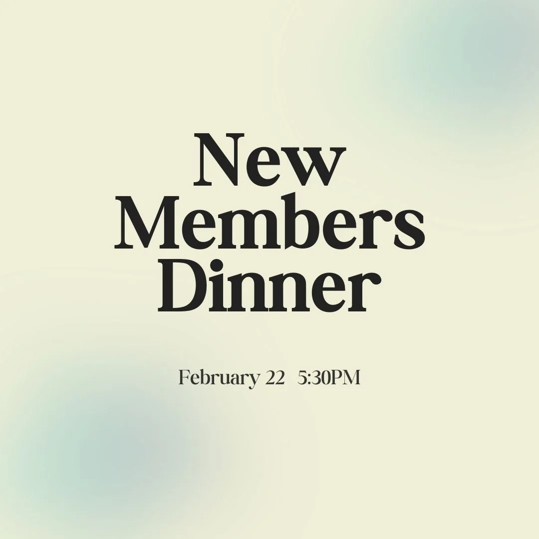 New Member Dinner