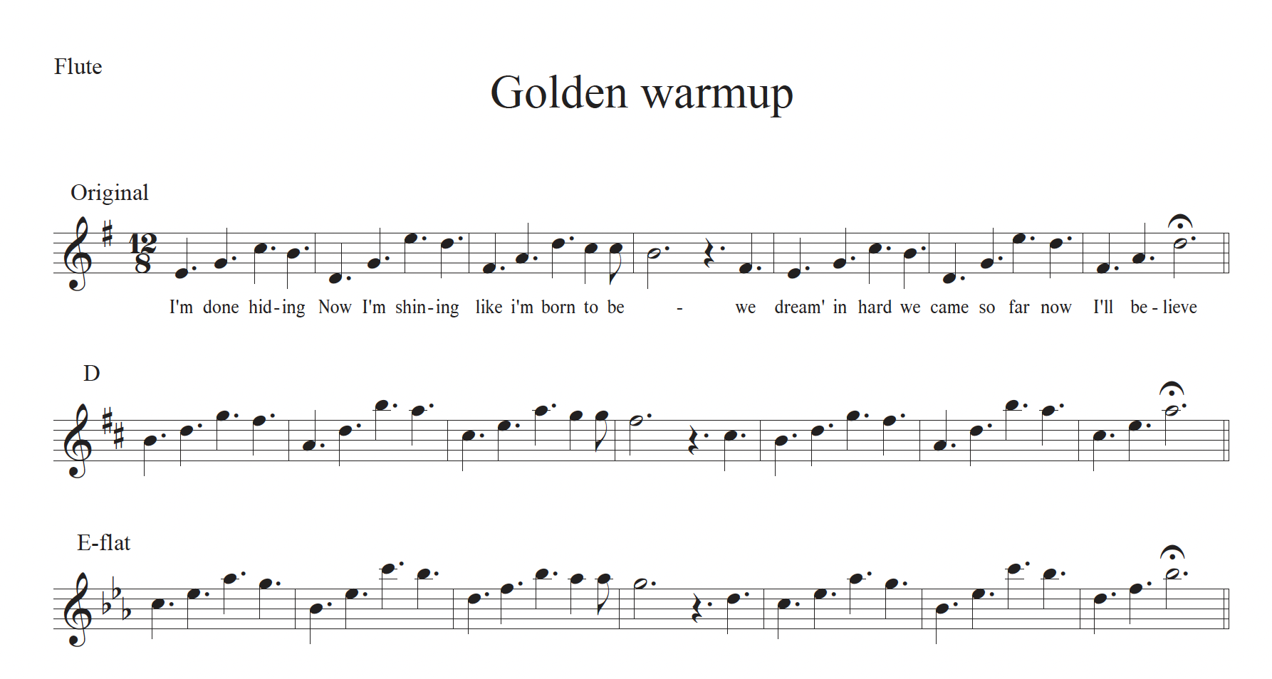Golden warmup- PDF